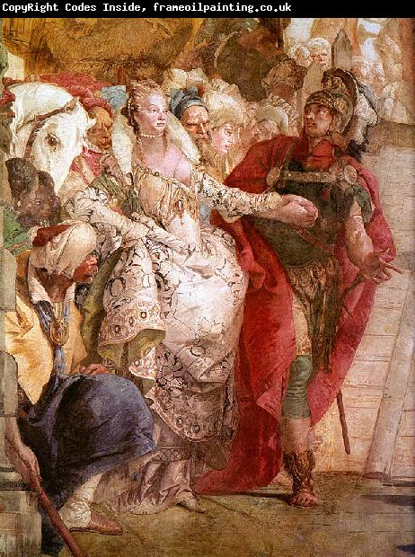 Giovanni Battista Tiepolo The Meeting of Anthony and Cleopatra